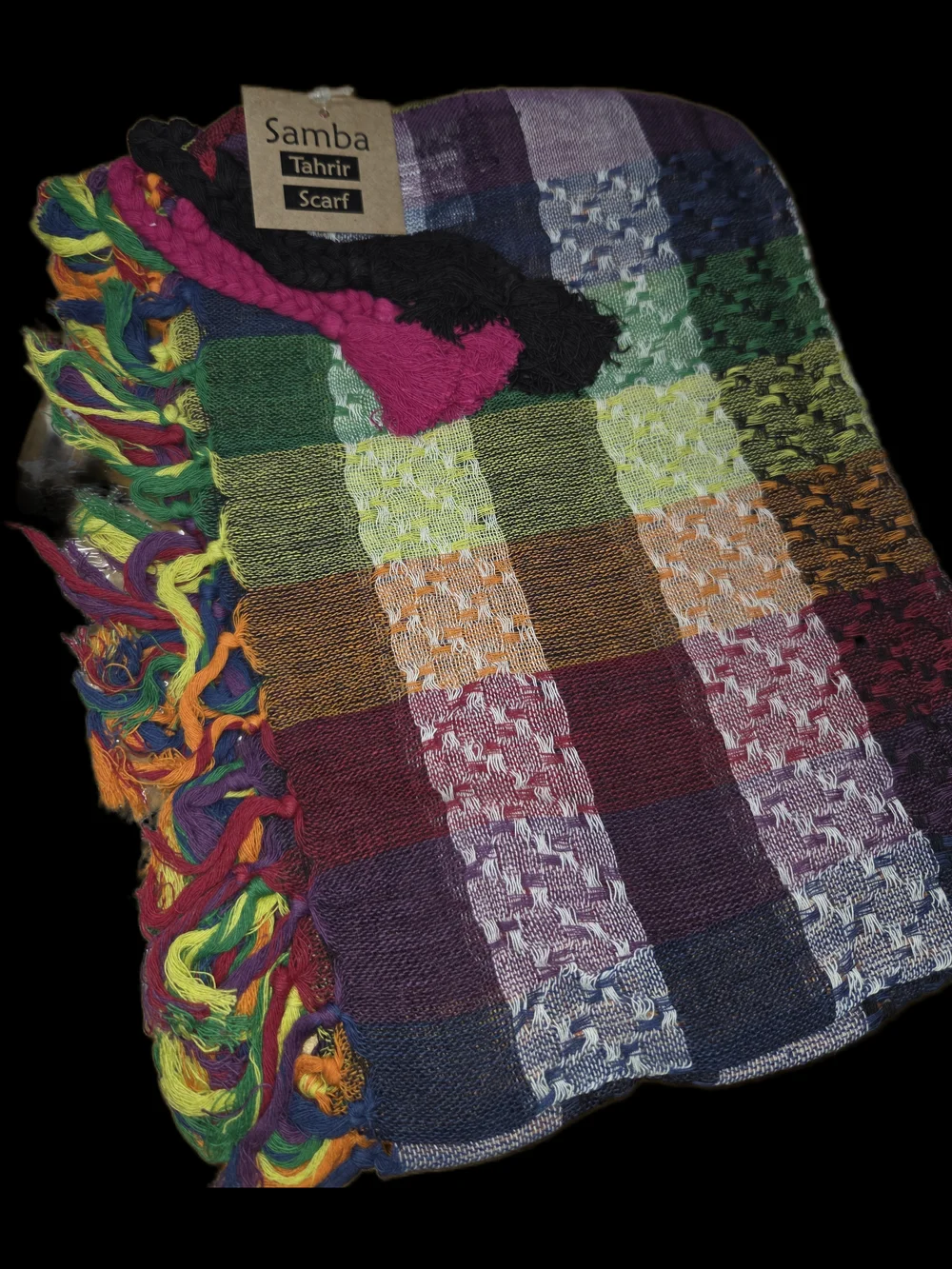 Samba Rainbow Keffiyeh Tahrir Scarf 13